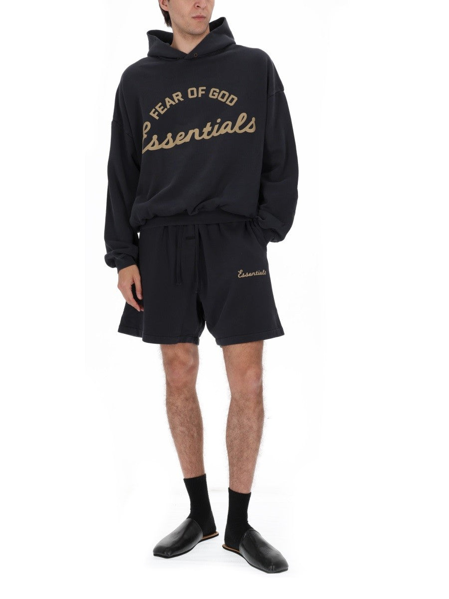 FEAR OF GOD ESSENTIALS - Man - Black - Sweatshirt