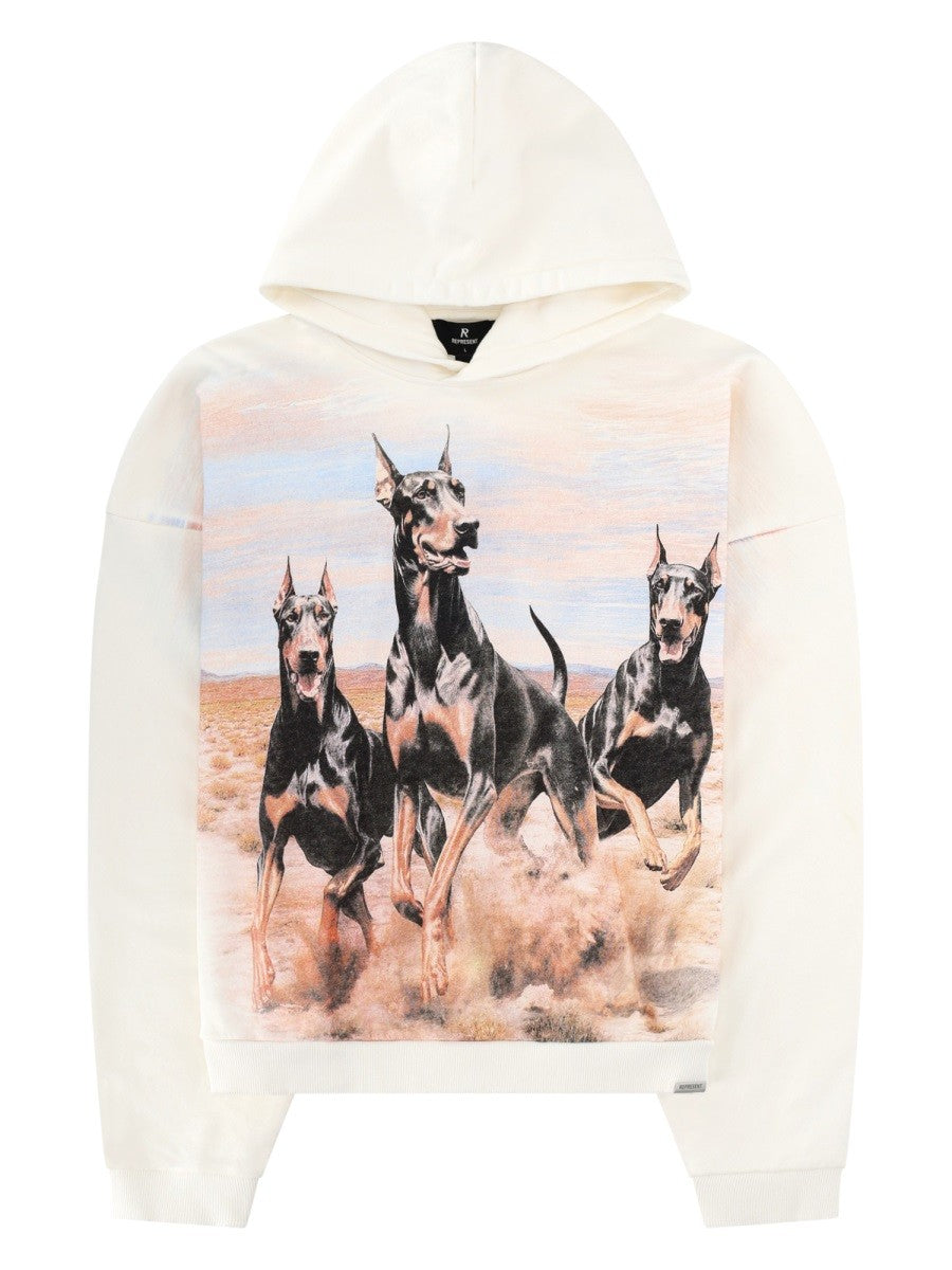 Represent - Man - White - Sweatshirt