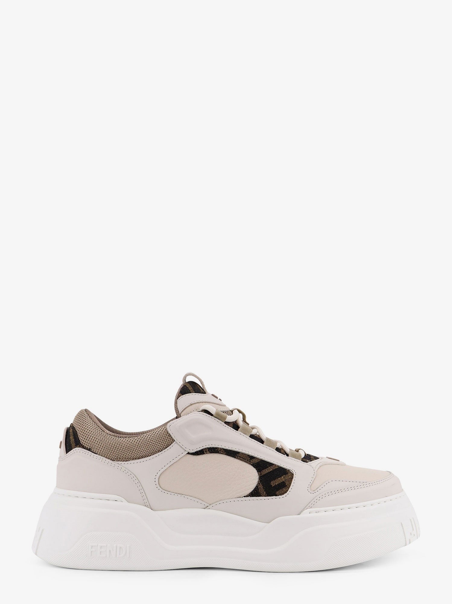 Fendi - Man - Bianco Bian Ice Beig - Sneaker