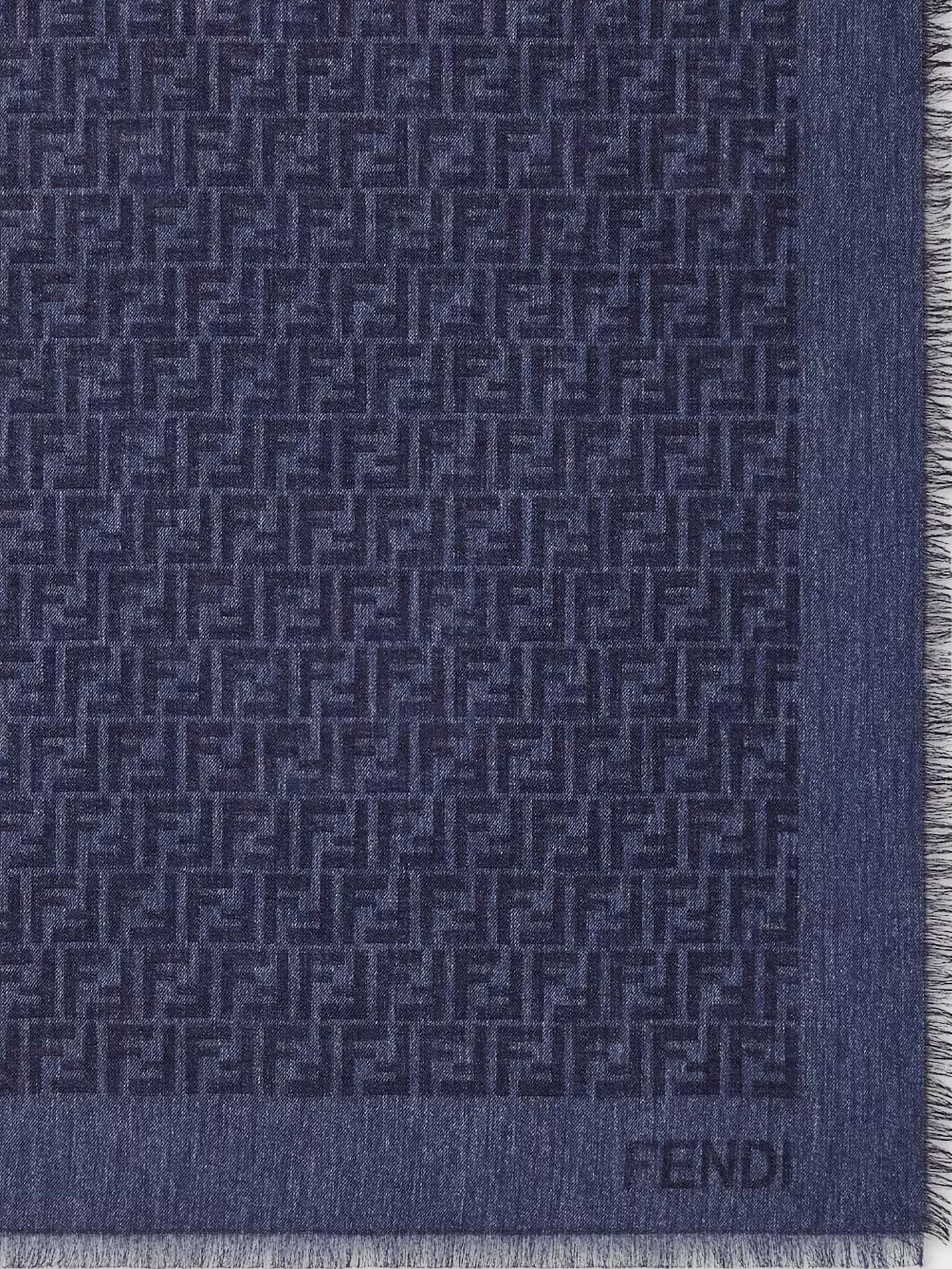 Fendi - Woman - Blue - Scarf