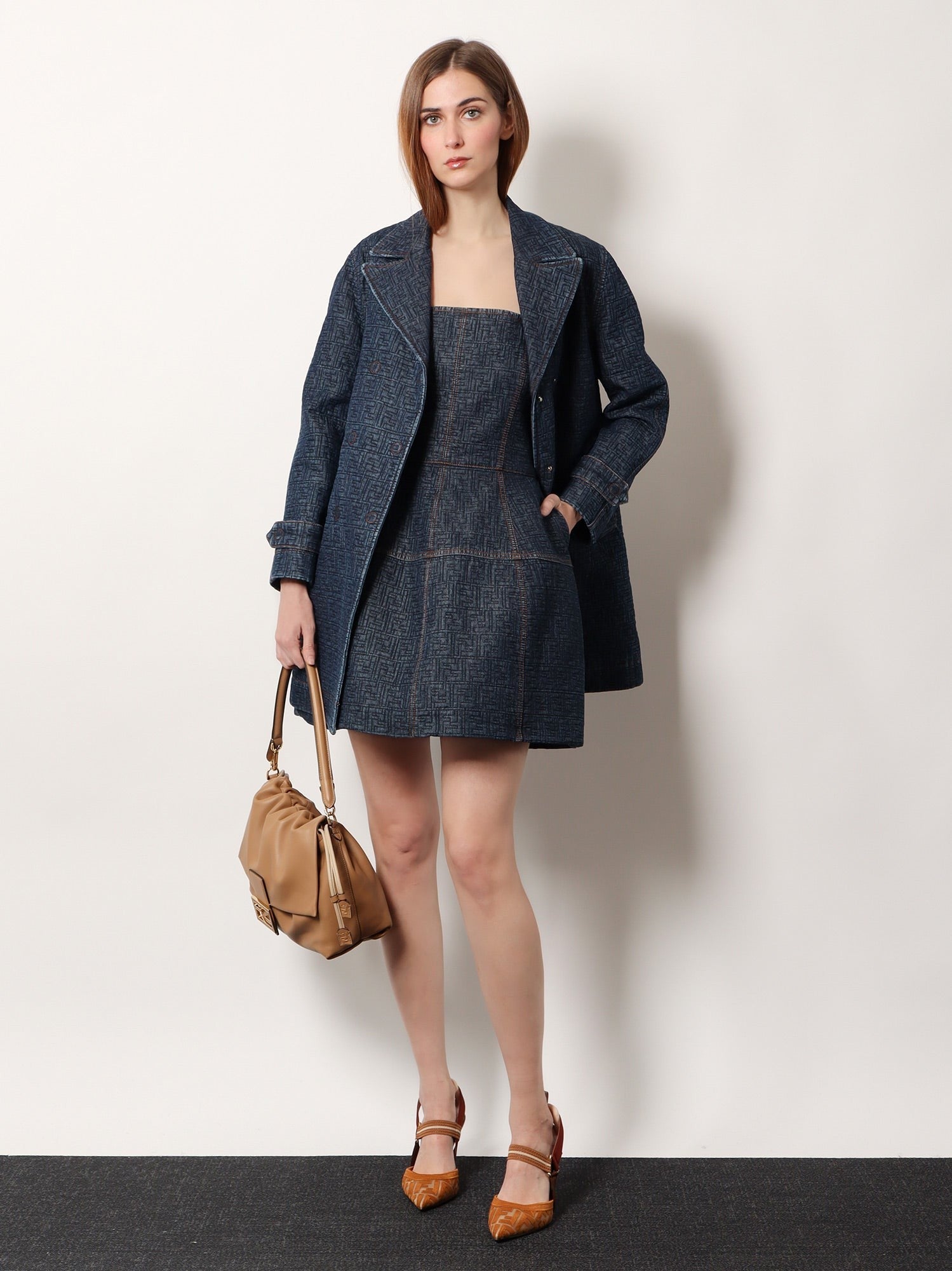Fendi - Woman - Blue - Jacket