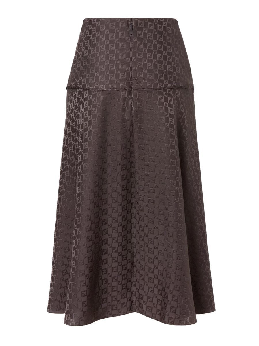 Fendi - Woman - Brown - Skirt
