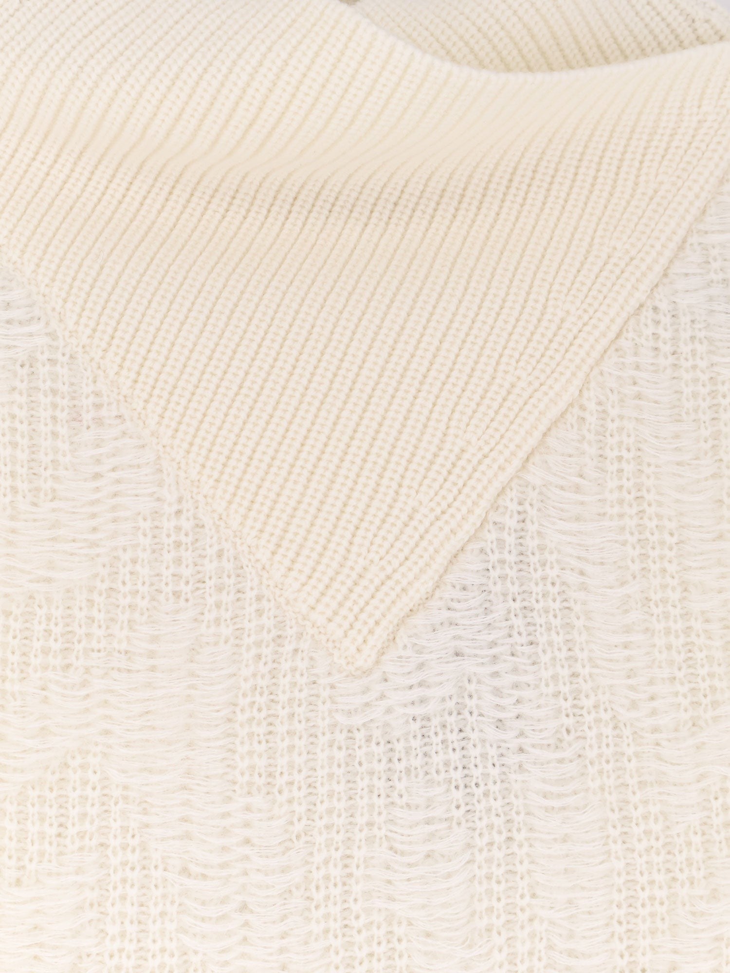 Boss - Woman - White - Knit Sweater