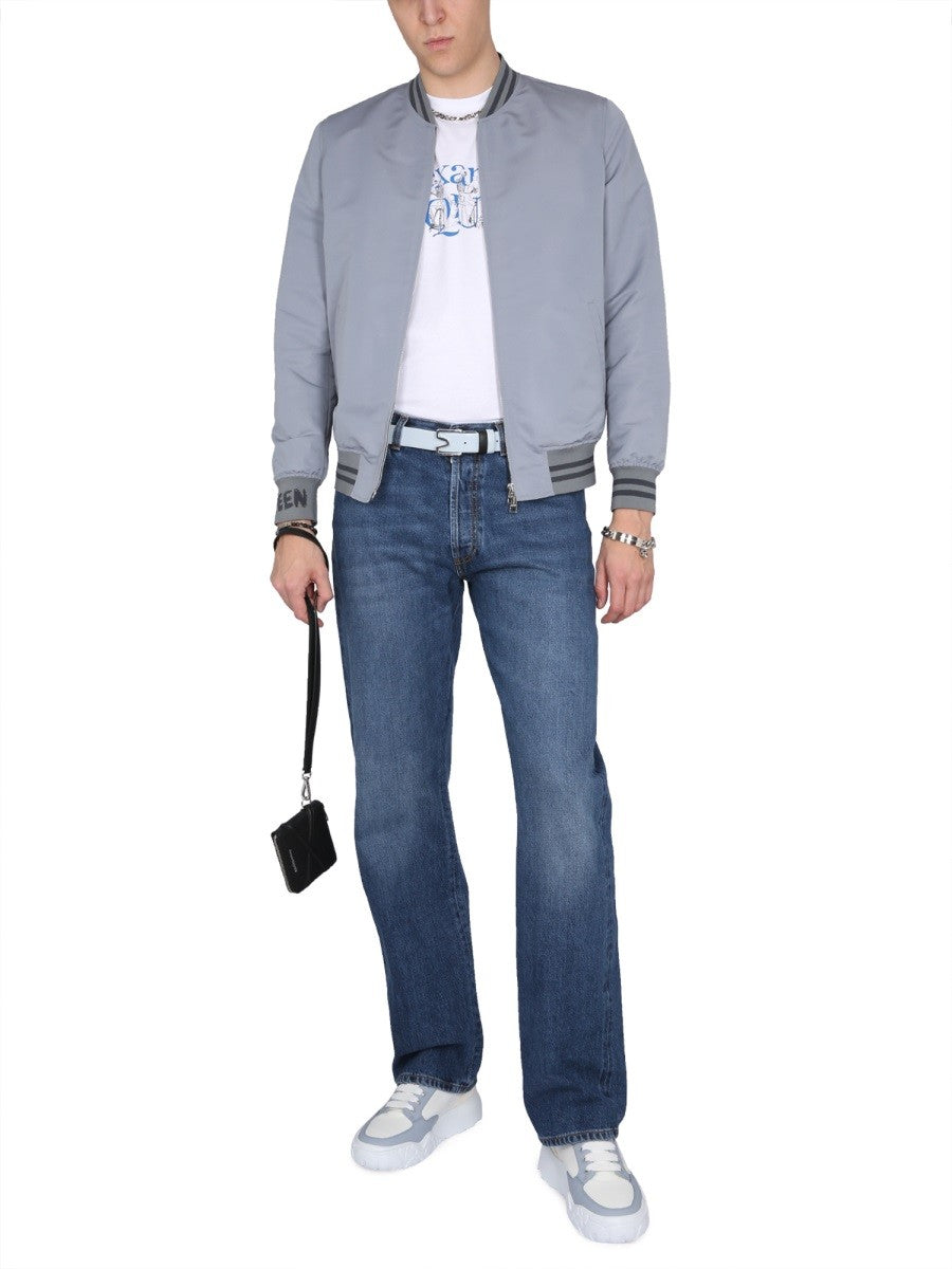 Alexander Mcqueen - Man - Blue - Jeans