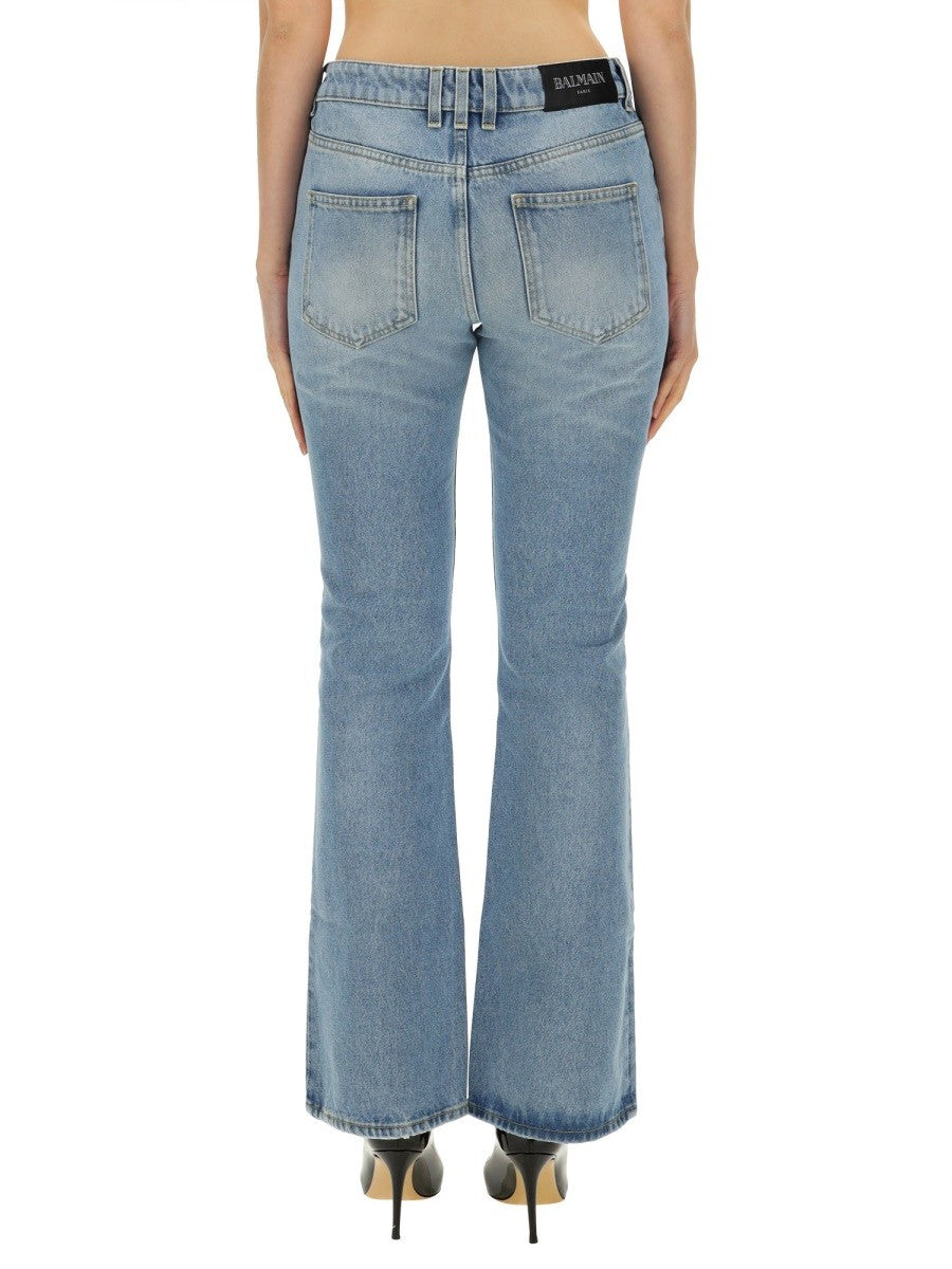 Balmain - Woman - Blue - Jeans