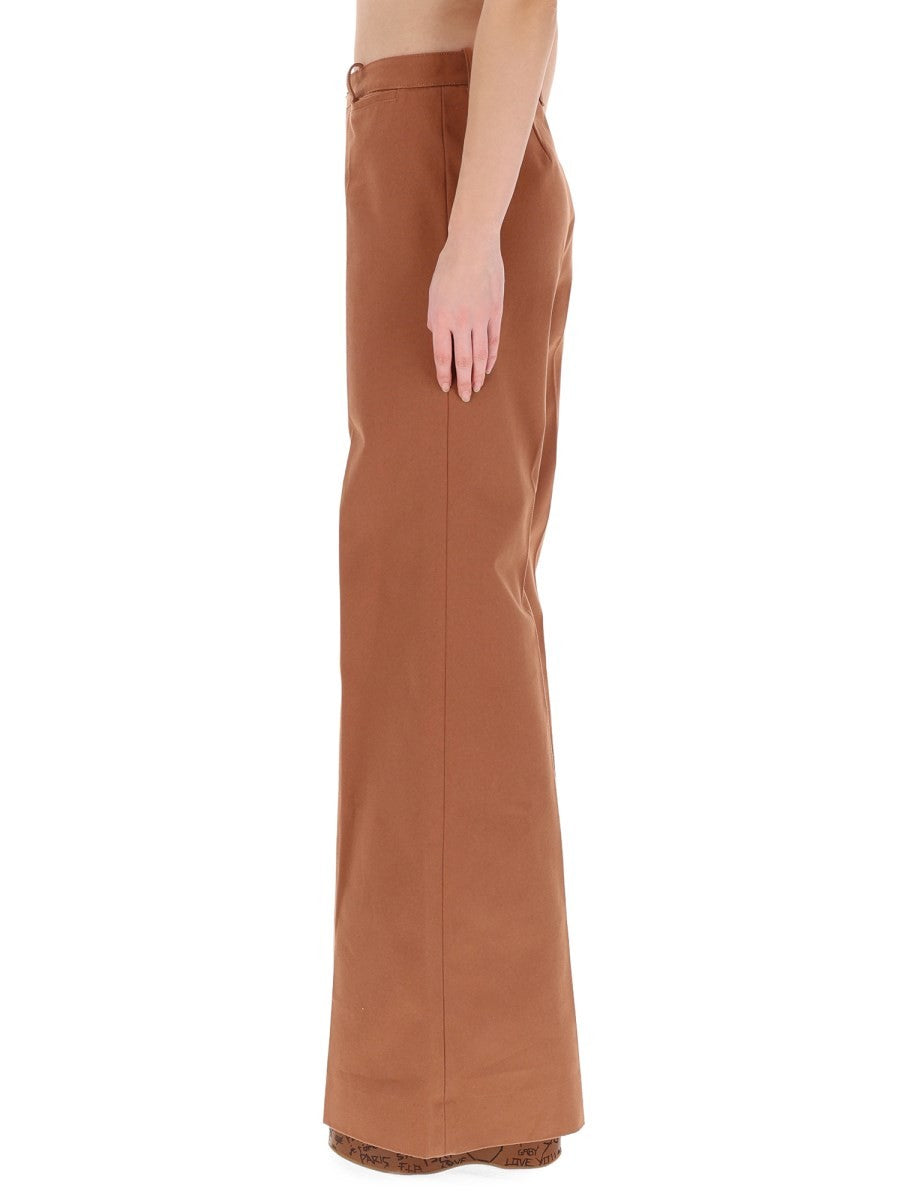 CHLOÉ - Woman - Brown - Pants