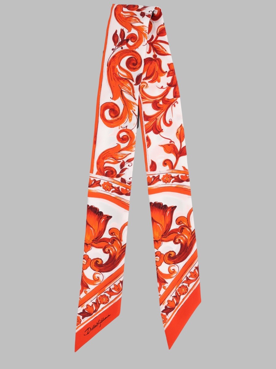 Dolce & Gabbana - Woman - Orange - Scarf