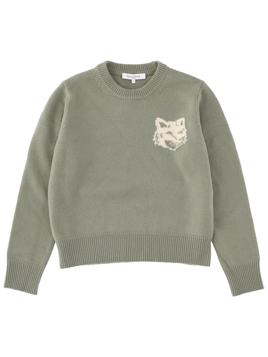 Maison Kitsune - Woman - Green - Sweater