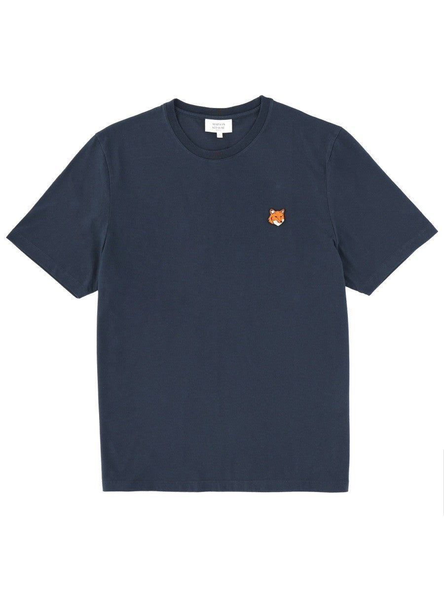 Maison Kitsune - Man - Blue - T-shirt