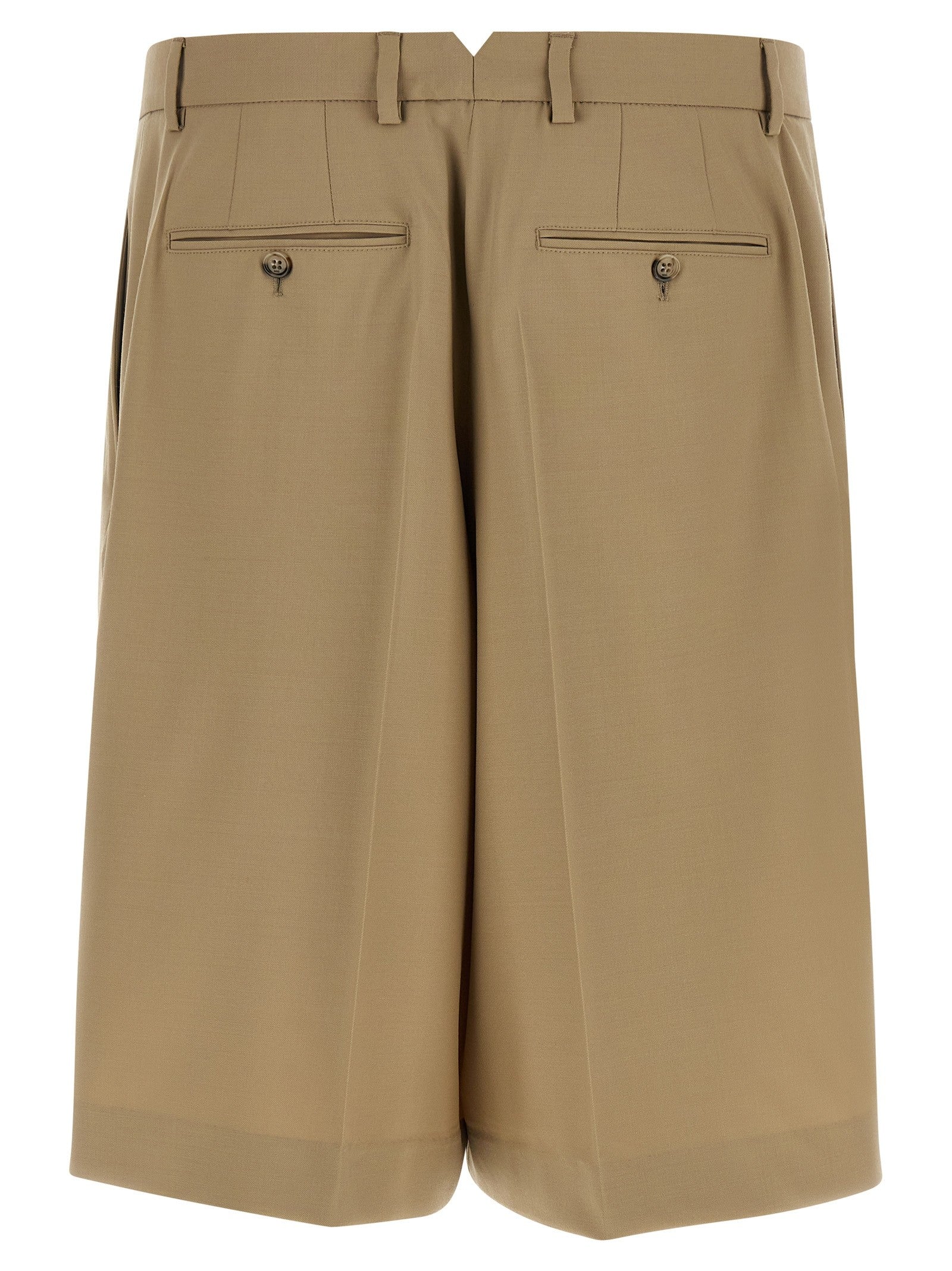 AMI PARIS - nan - Beige - Shorts