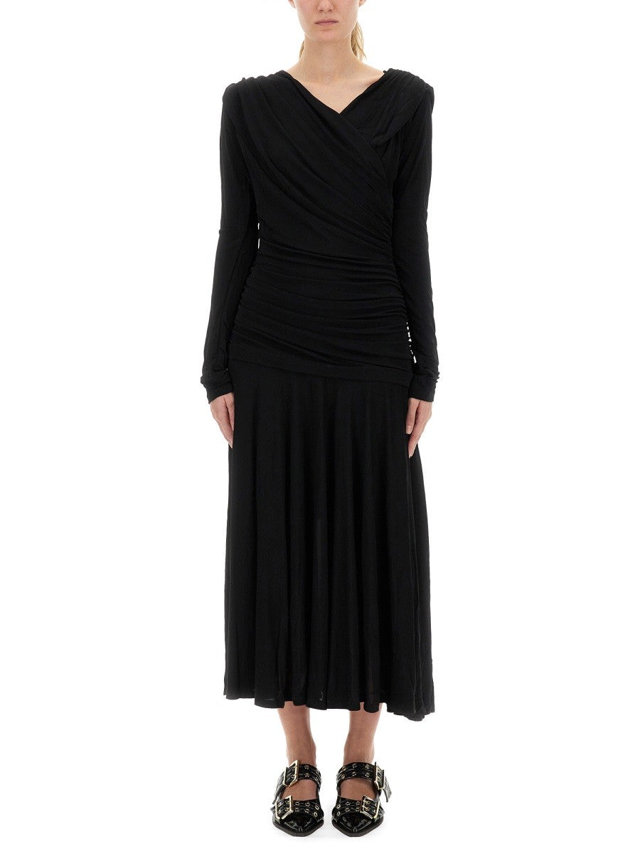 GANNI - Woman - Black - Dress