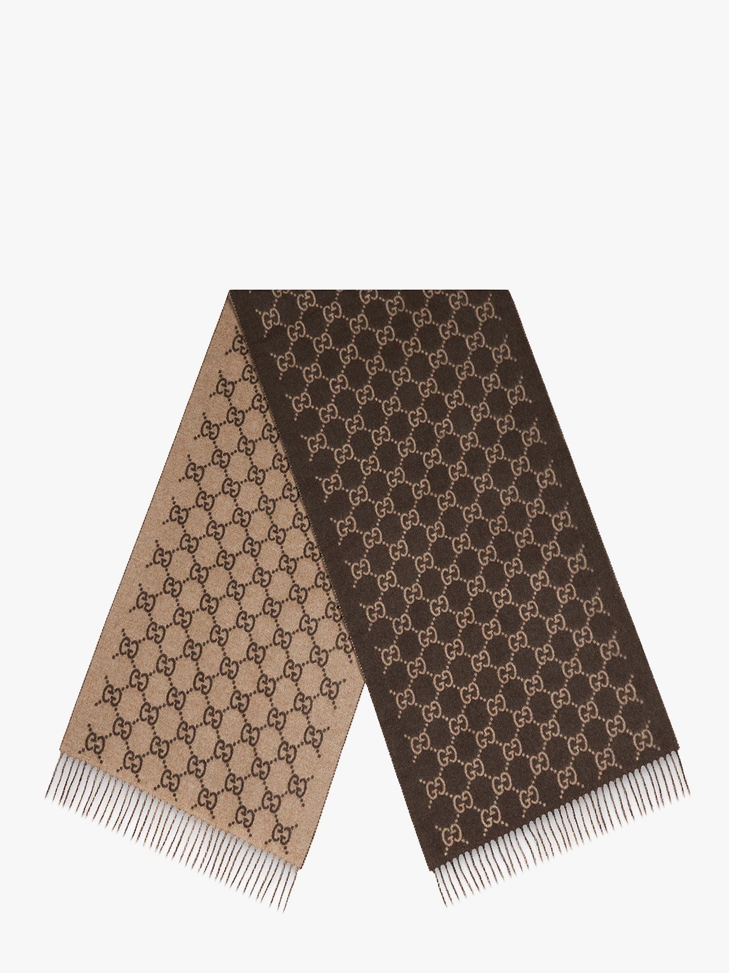 Gucci - Man - Brown Beige - Scarf
