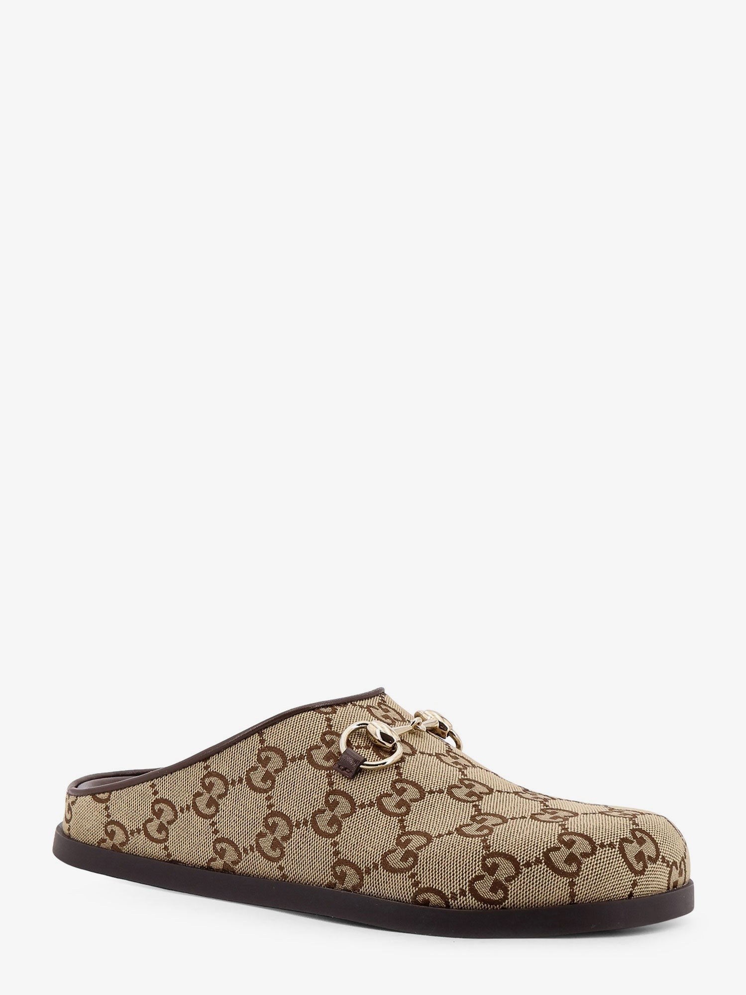 Gucci - Woman - Camel Ebony New Acer - Flat Sandal