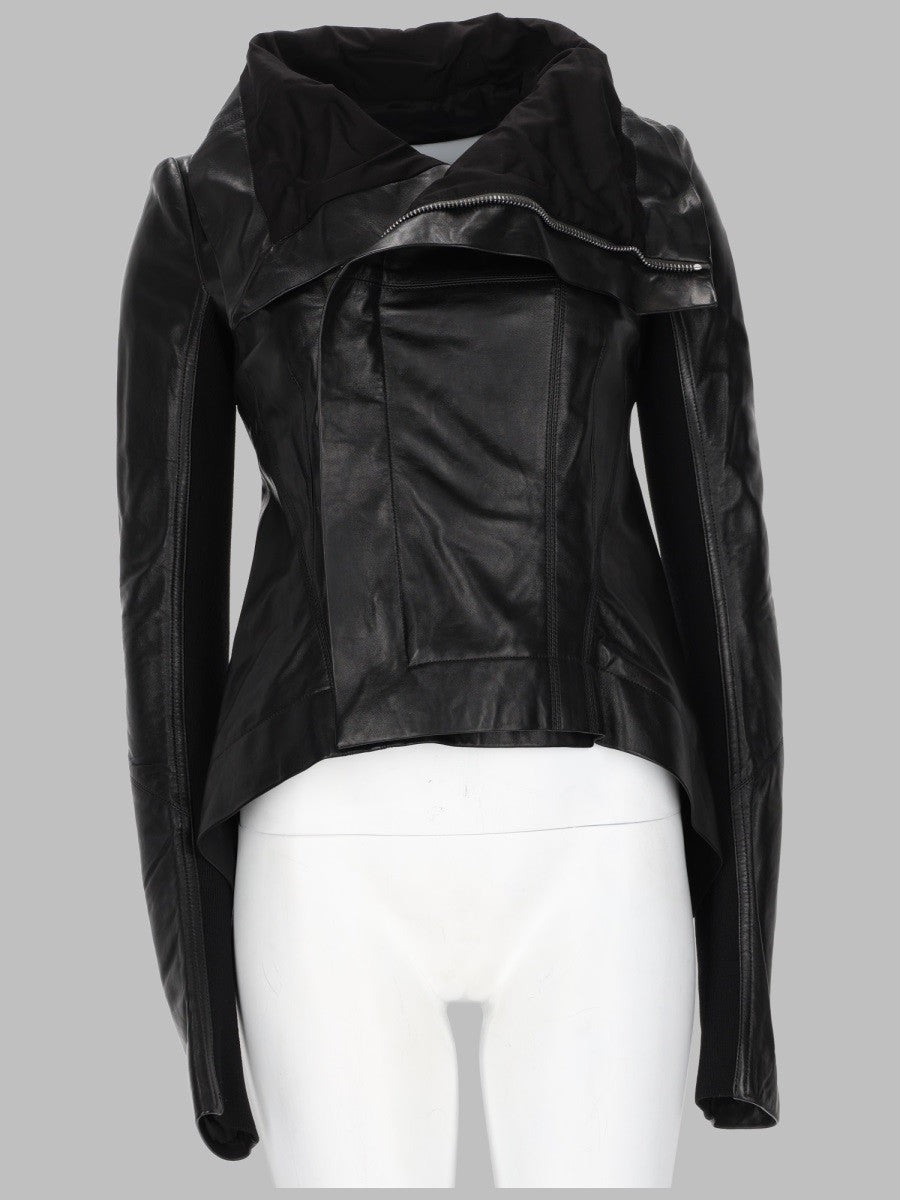 RICK OWENS - Woman - Black - Leather Jacket