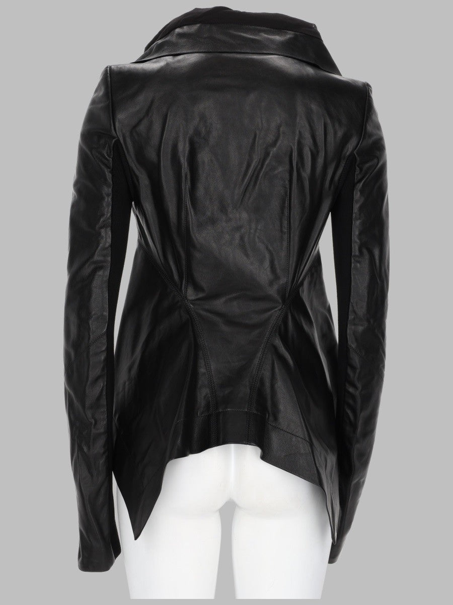 RICK OWENS - Woman - Black - Leather Jacket