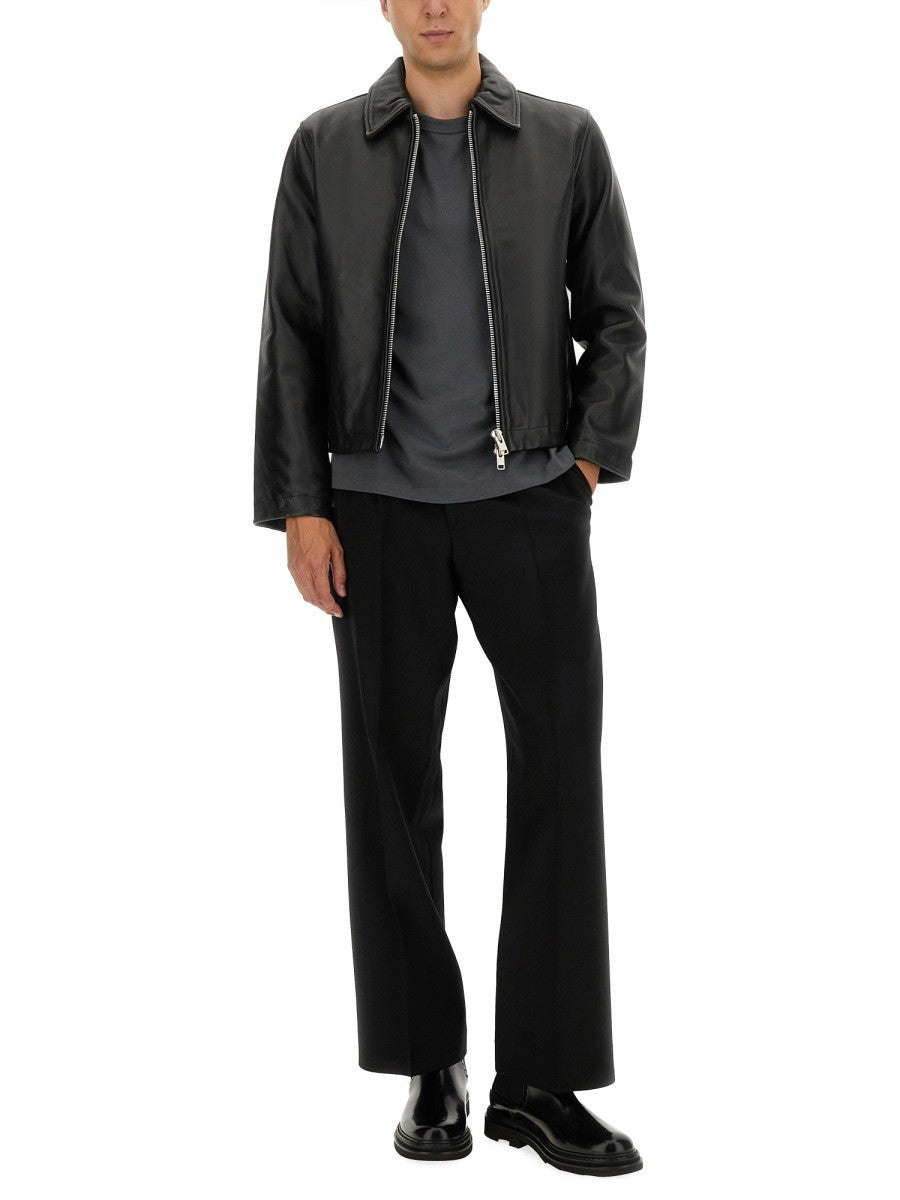 SUNFLOWER - Man - Black - Leather Jacket