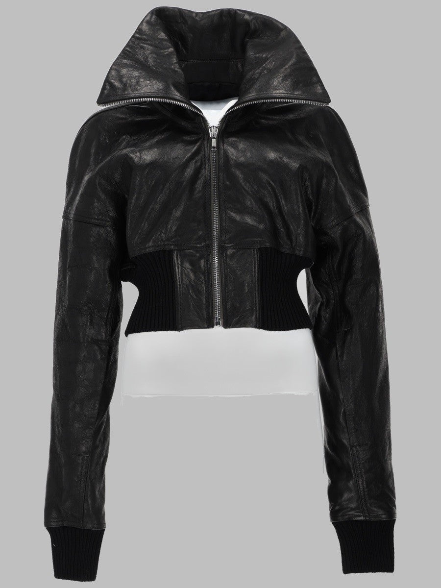RICK OWENS - Woman - Black - Leather Jacket