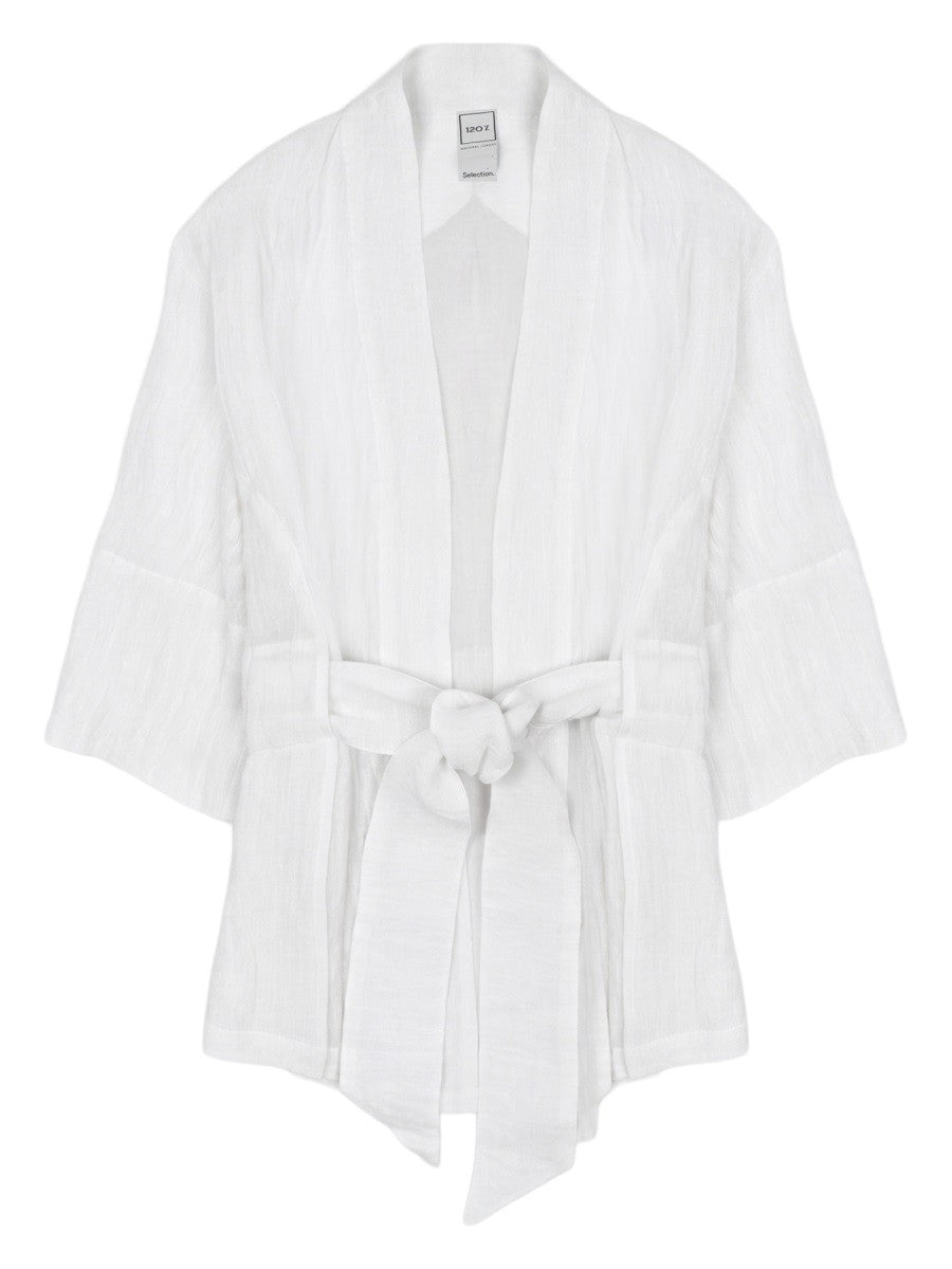 120% LINO - Woman - White - Jacket