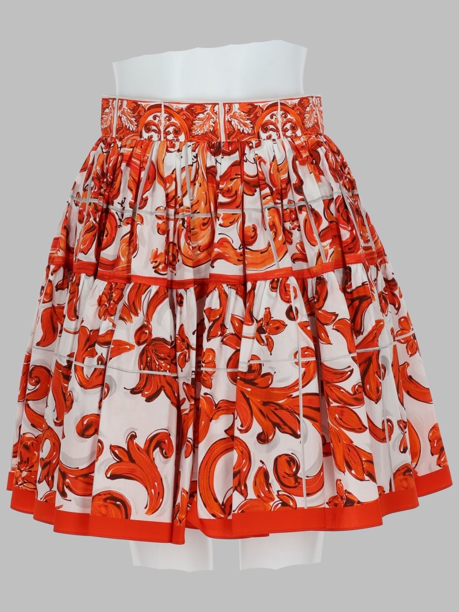 Dolce & Gabbana - Woman - Orange - Skirt