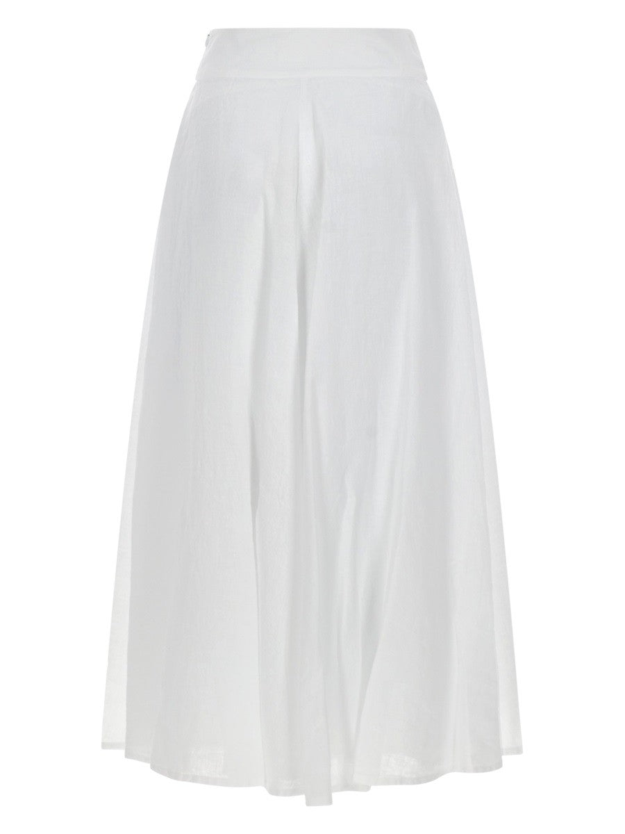 120% LINO - Woman - White - Skirt