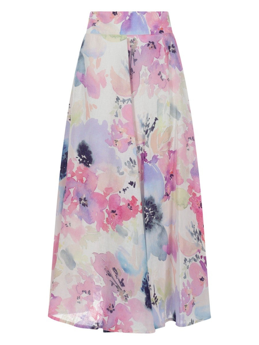 120% LINO - Woman - Multicolor - Skirt