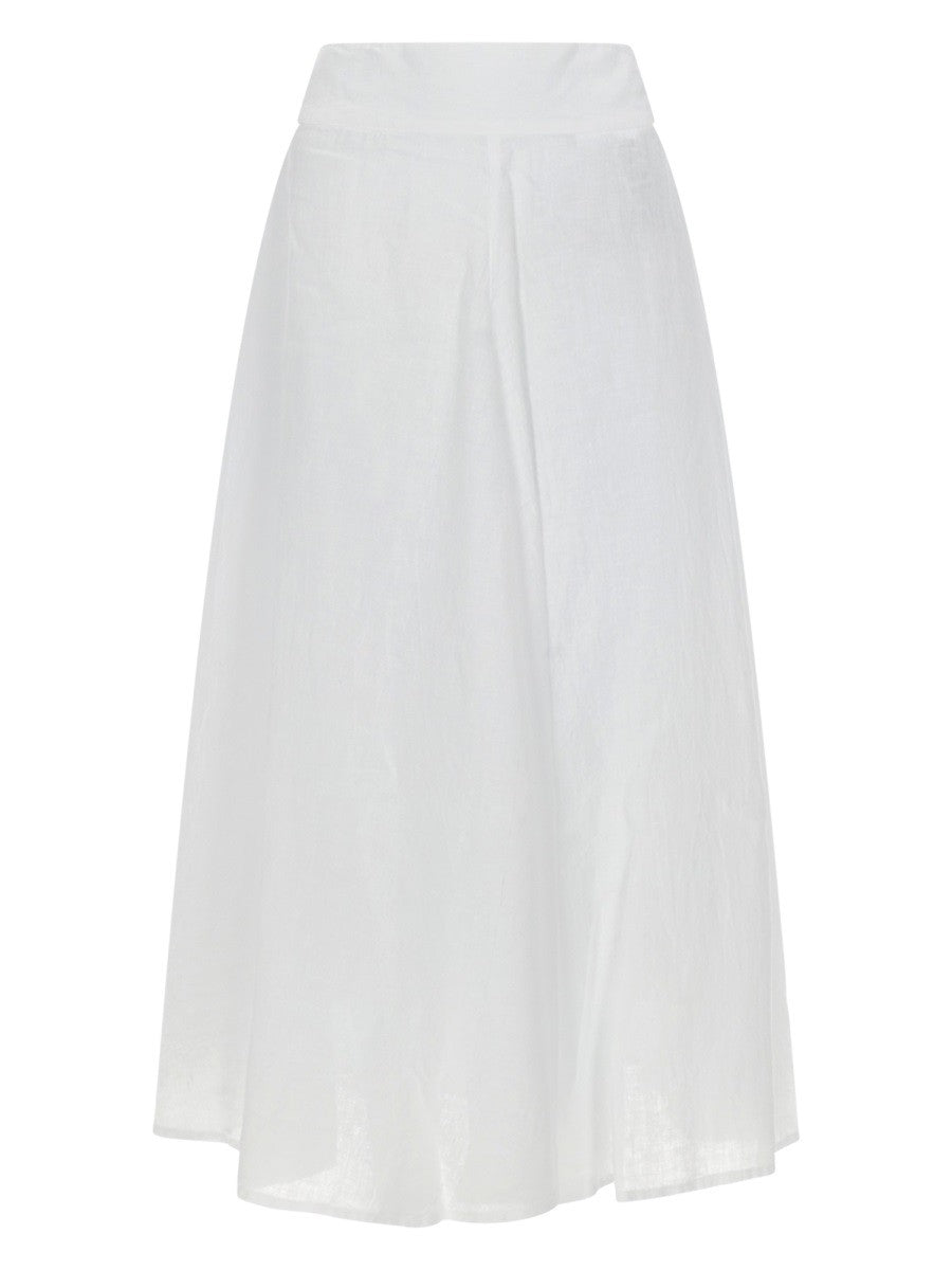 120% LINO - Woman - White - Skirt