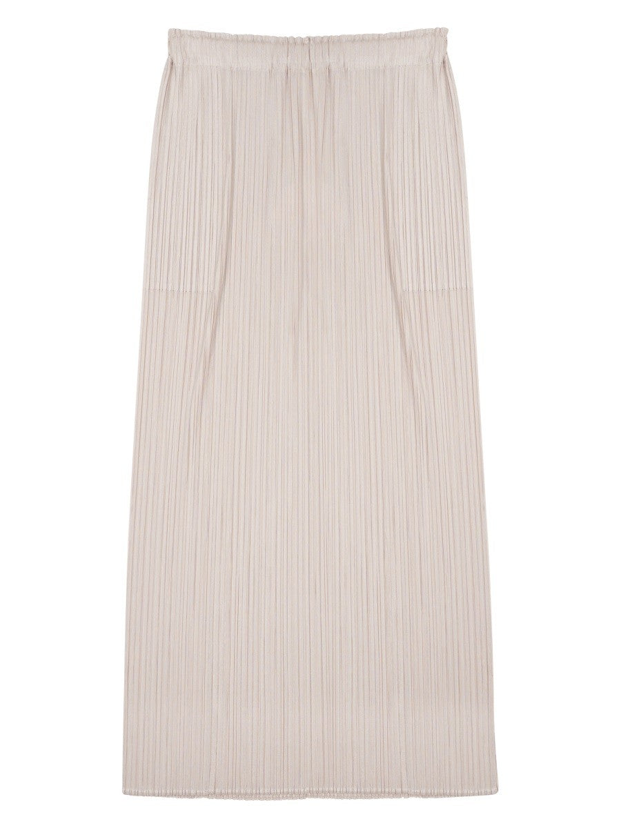 PLEATS PLEASE ISSEY MIYAKE - Woman - Beige - Skirt