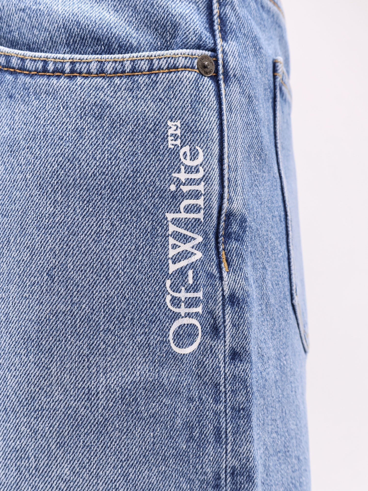 Off White - Man - Blue - Shorts