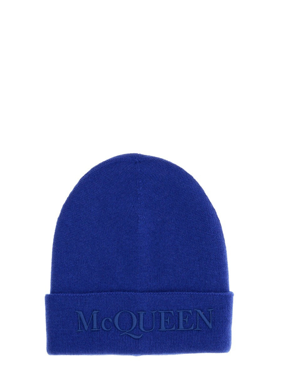 Alexander Mcqueen - Man - Blue - Hat