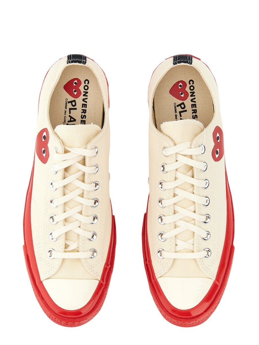 COMME DES GARCONS PLAY CONVERSE - Man - White - Sneaker