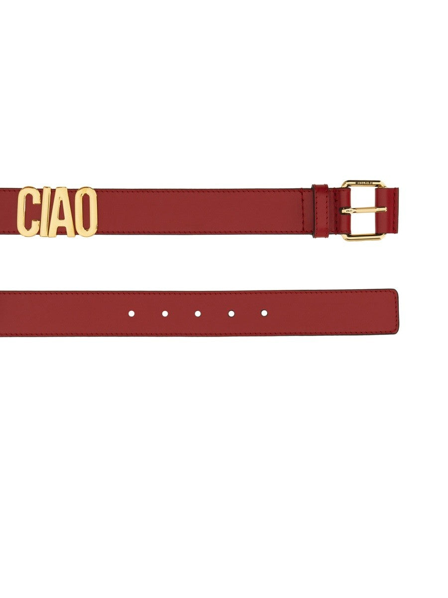 Moschino - Woman - Red - Belt