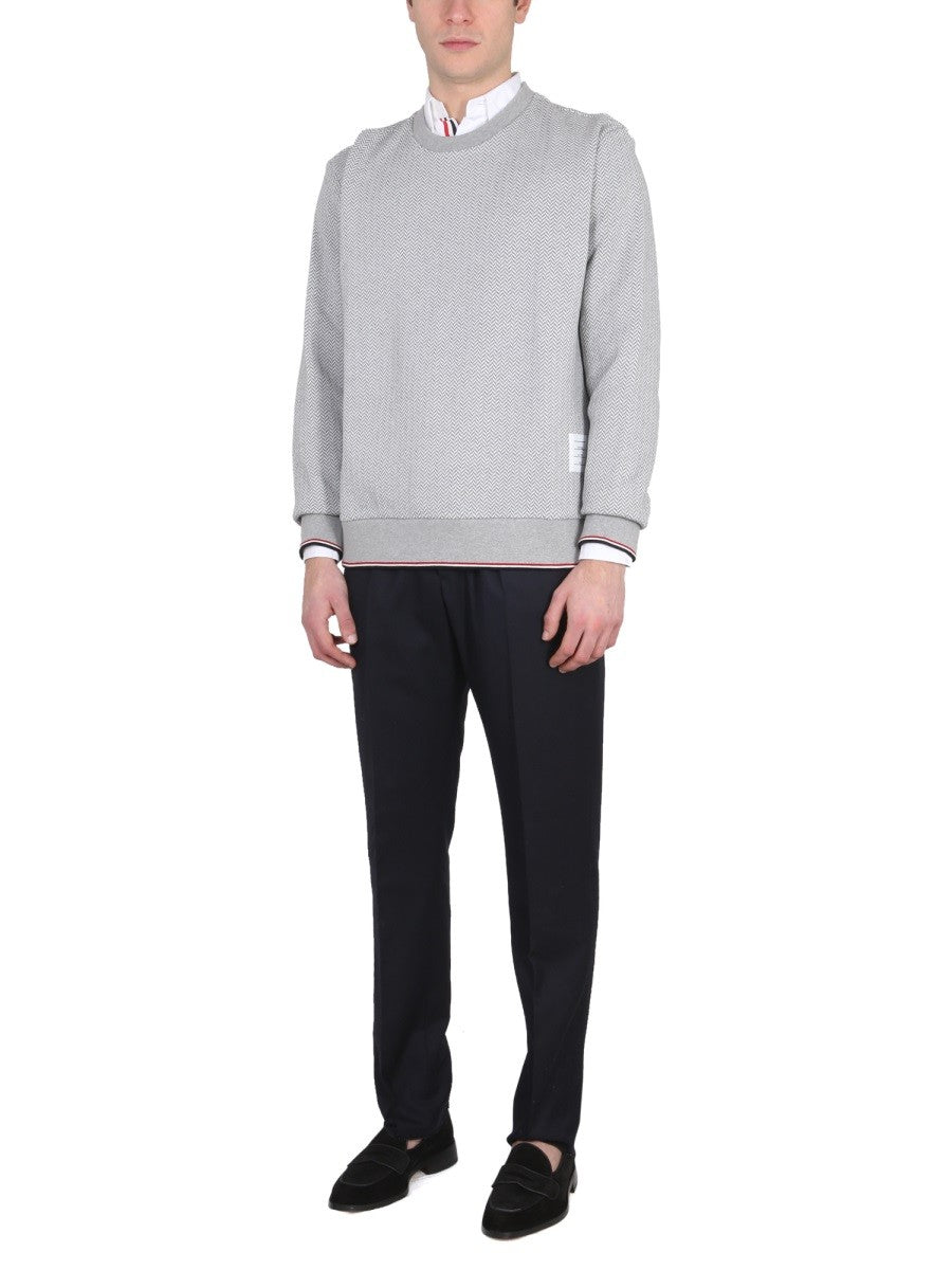 THOM BROWNE - Man - Grey - Sweatshirt