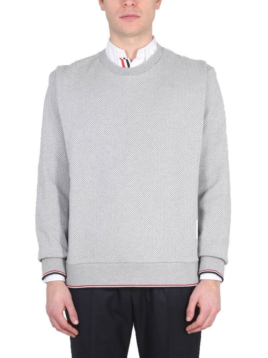 THOM BROWNE - Man - Grey - Sweatshirt