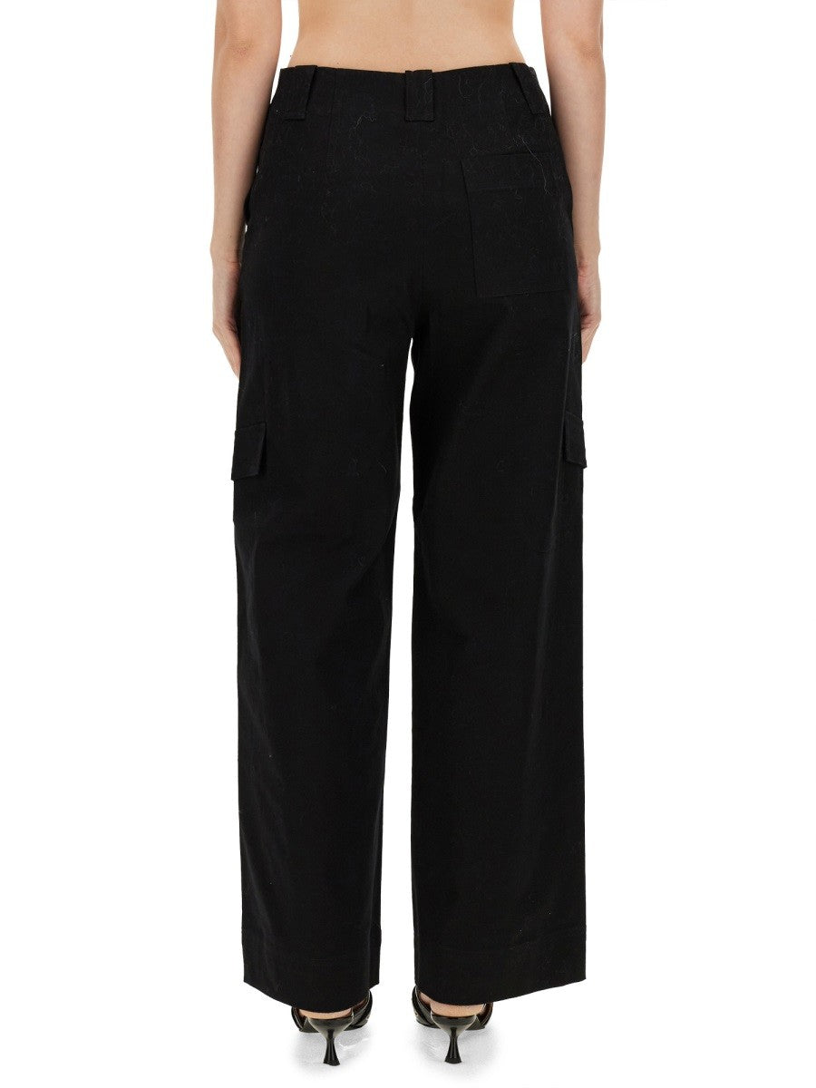 GANNI - Woman - Black - Pants