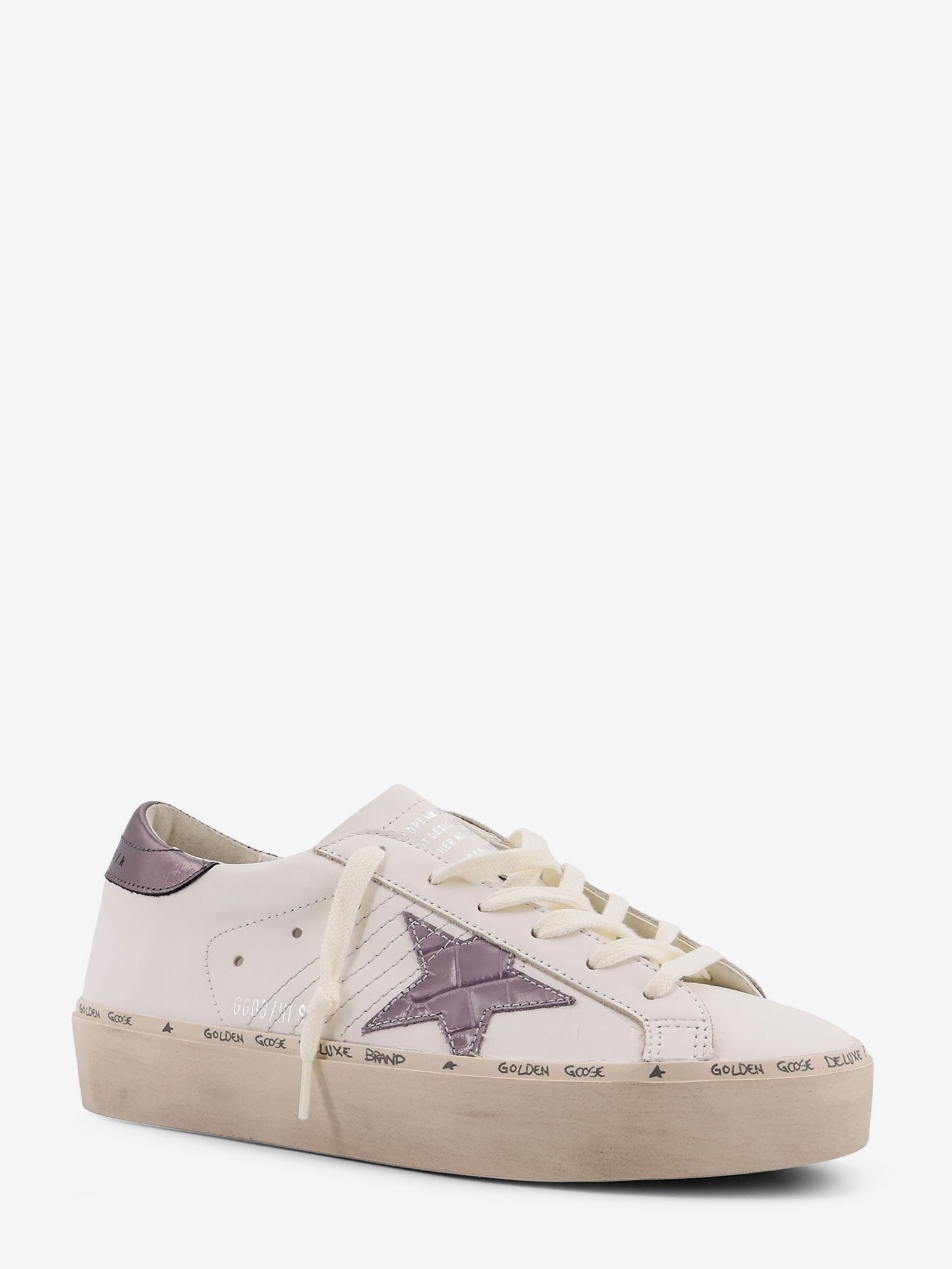Golden Goose Deluxe Brand - Woman - White Grey Lilac - Sneaker