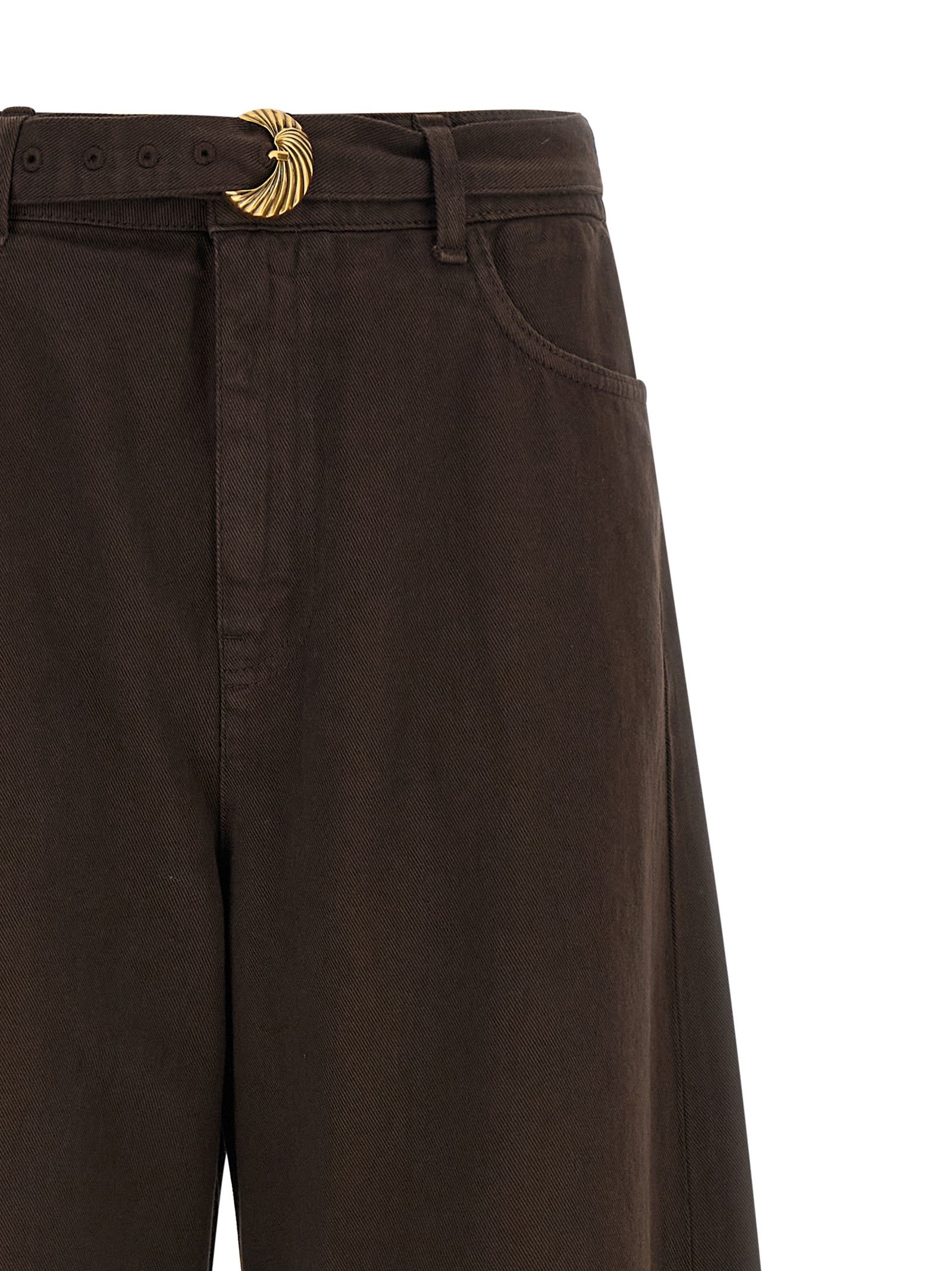 TWIN SET - nan - Brown - Jeans
