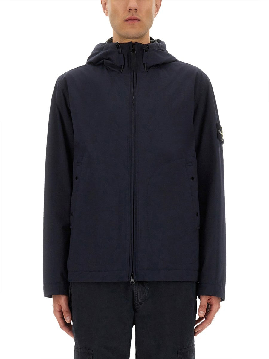 Stone Island - Man - Blue - Blazer