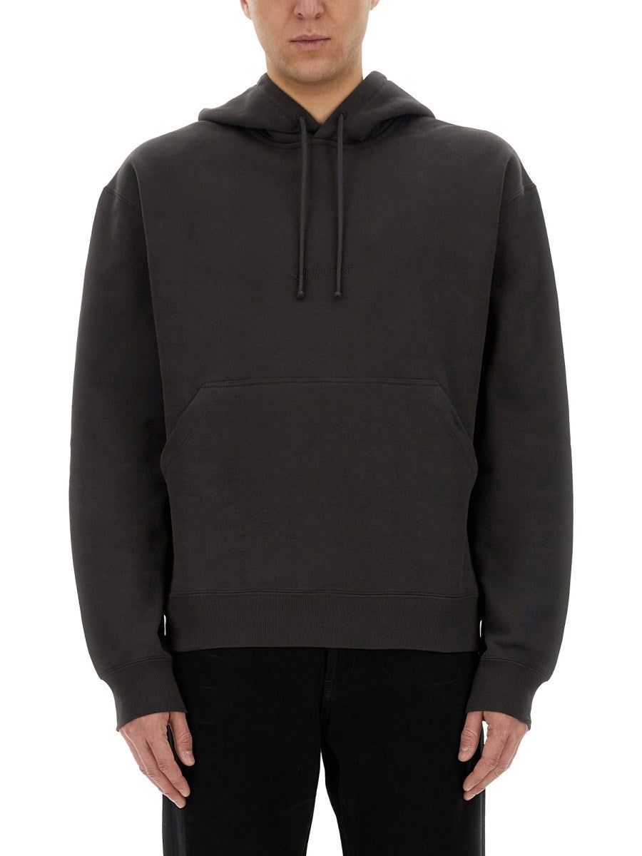 Saint Laurent - Man - Grey - Sweatshirt