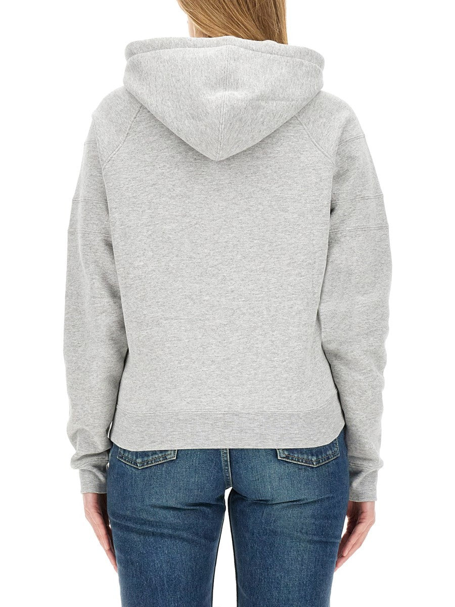 Saint Laurent - Woman - Grey - Sweatshirt