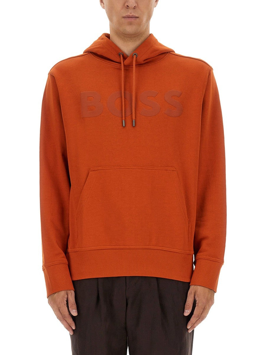 Boss - Man - Orange - Sweatshirt