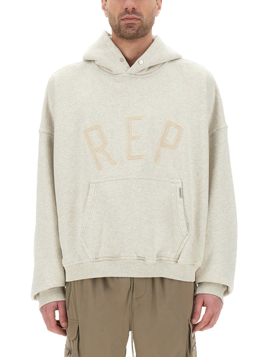 Represent - Man - White - Sweatshirt