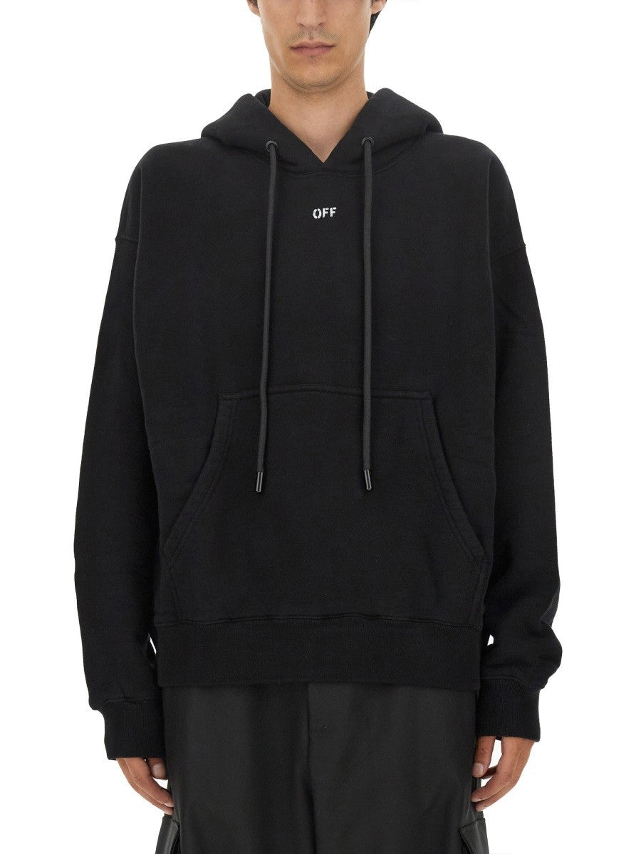 Off-white - Man - Black - Sweatshirt