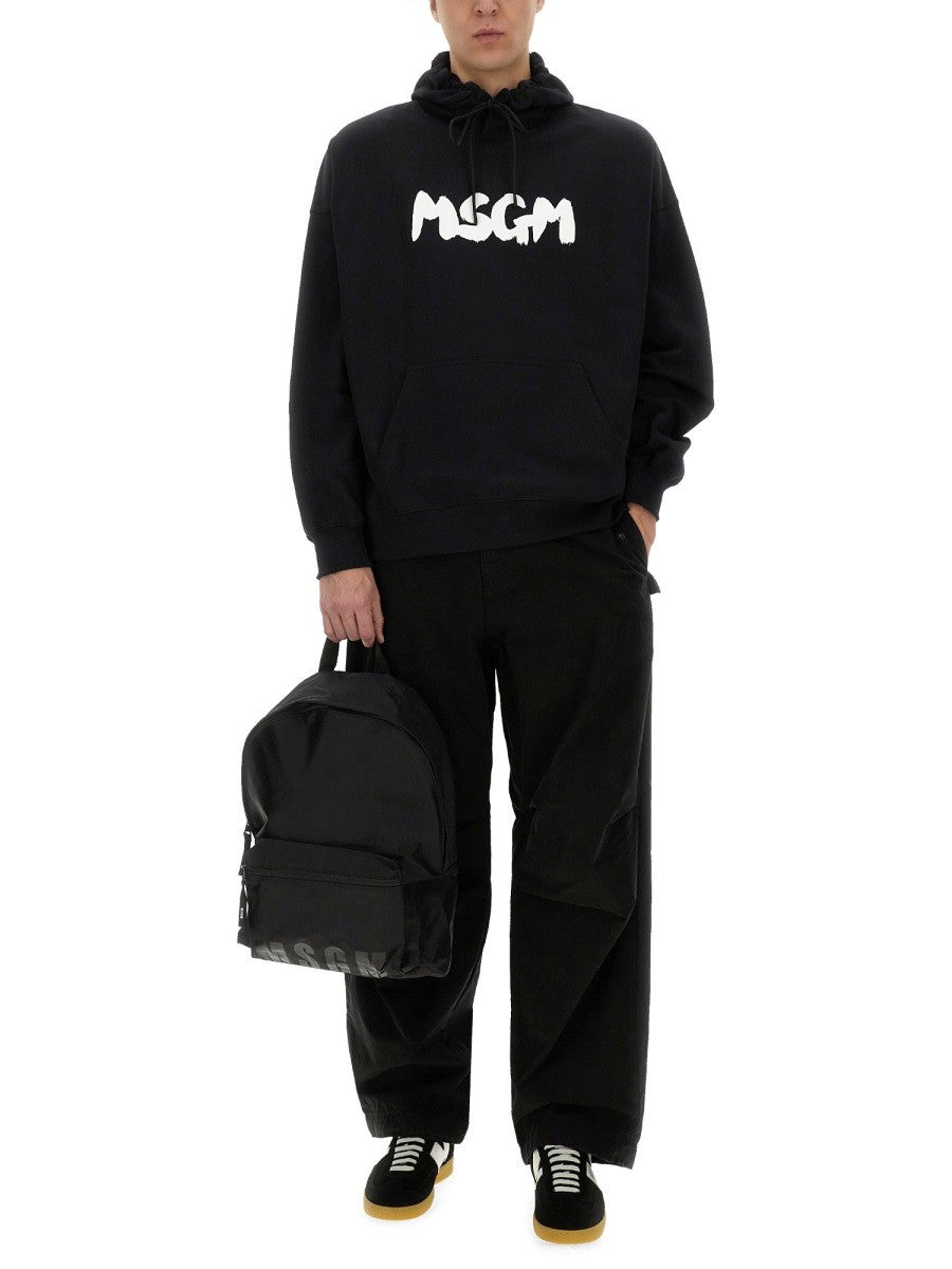 msgm - Man - Black - Sweatshirt