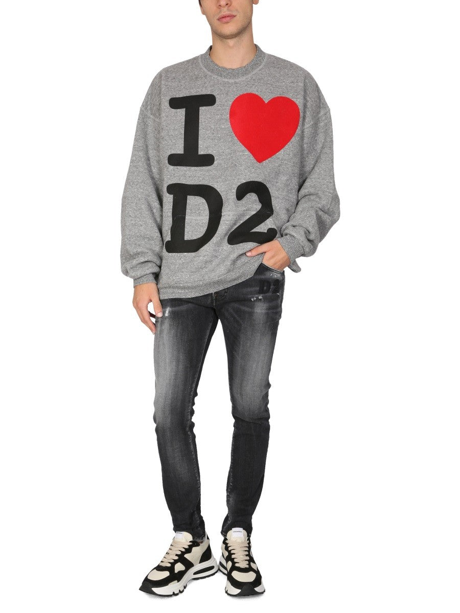 Dsquared - Man - Grey - Sweatshirt