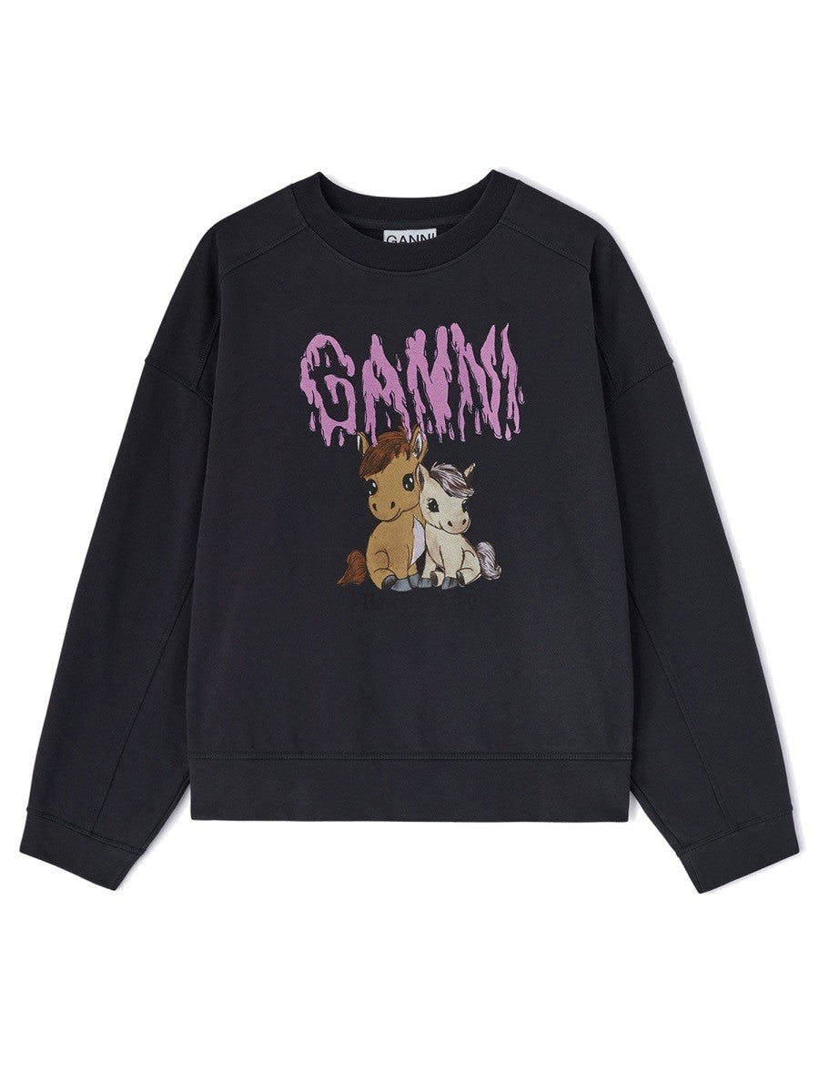 GANNI - Woman - Black - Sweatshirt