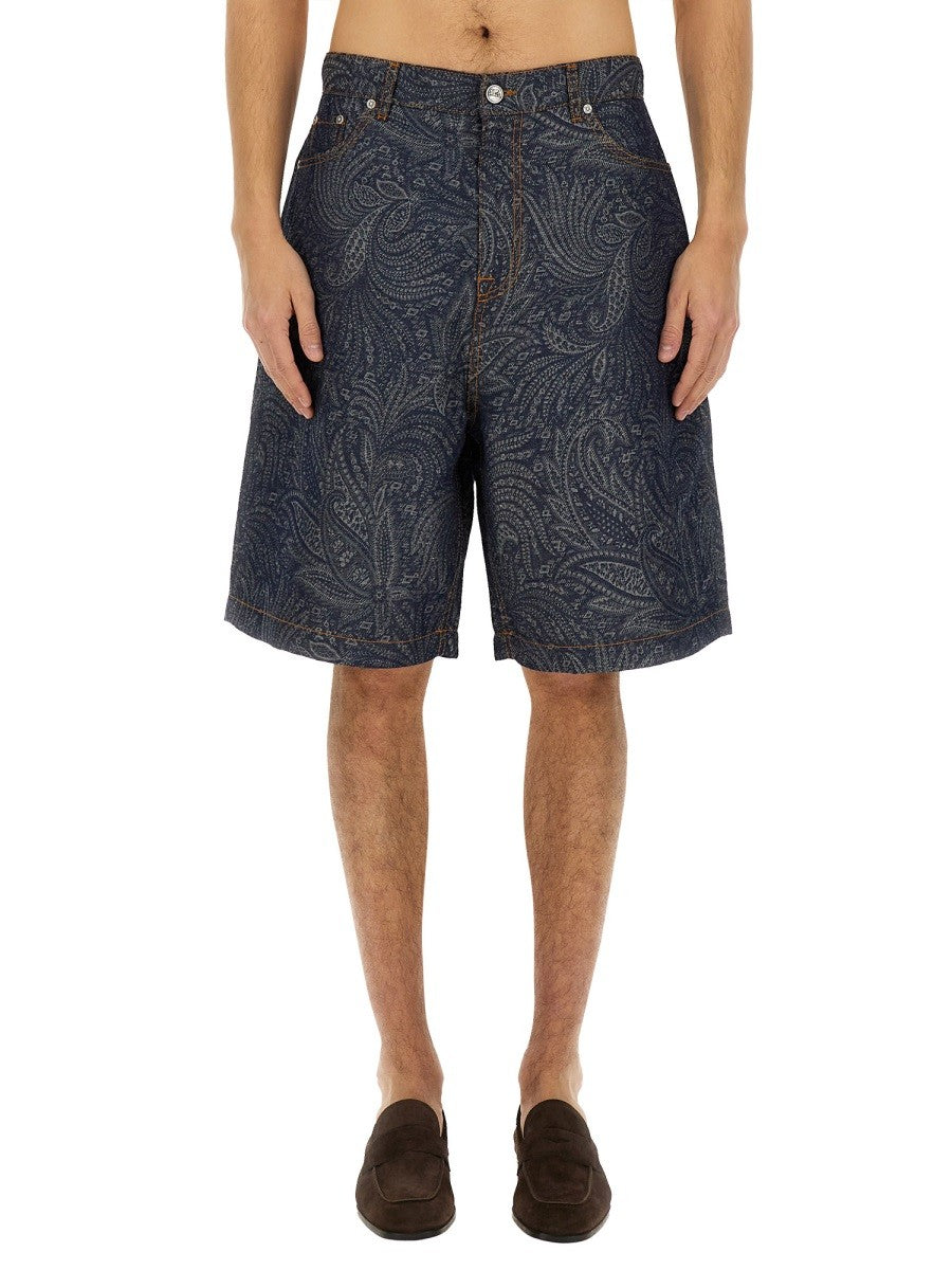 Etro - Man - Blue - Shorts