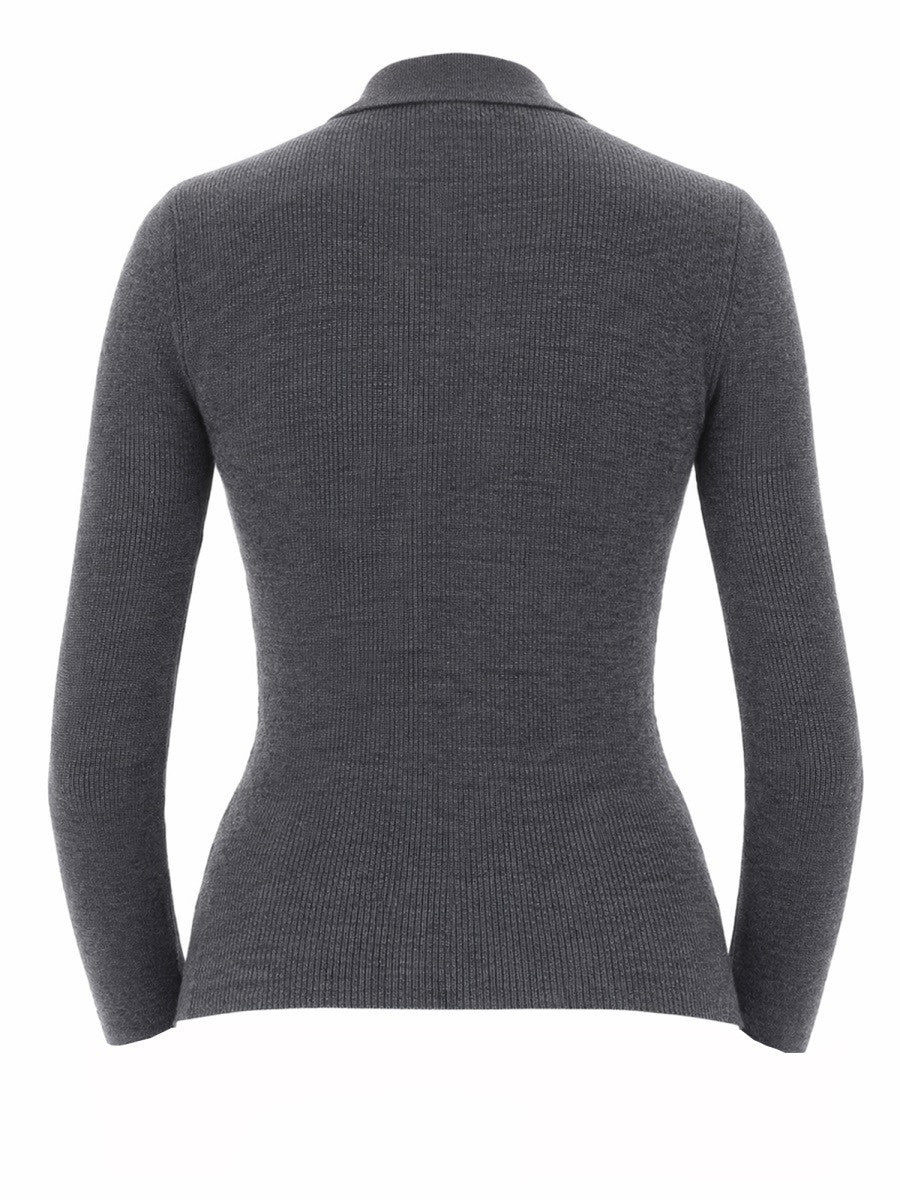 GANNI - Woman - Grey - POLO SHIRT