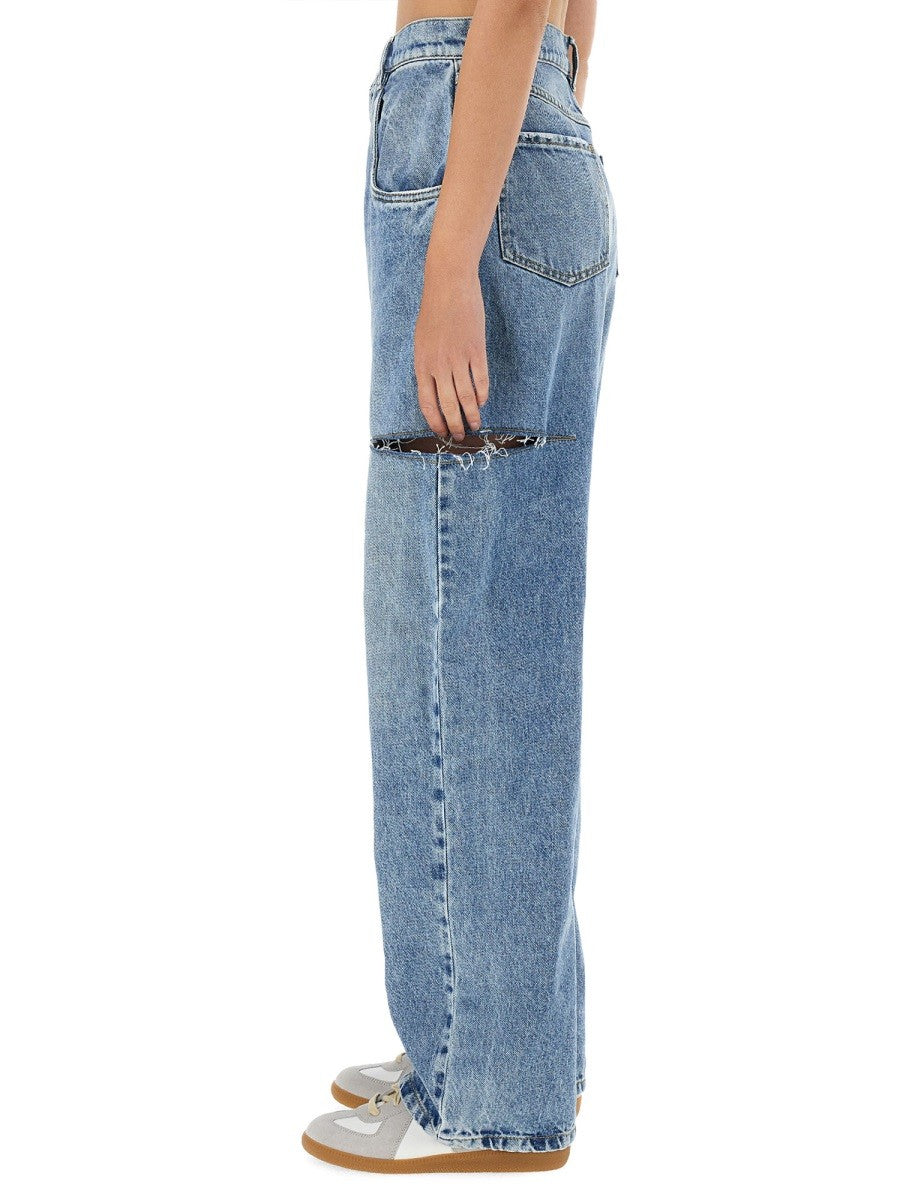 Maison Margiela - Woman - Blue - Jeans
