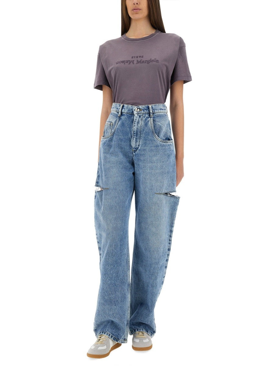 Maison Margiela - Woman - Blue - Jeans