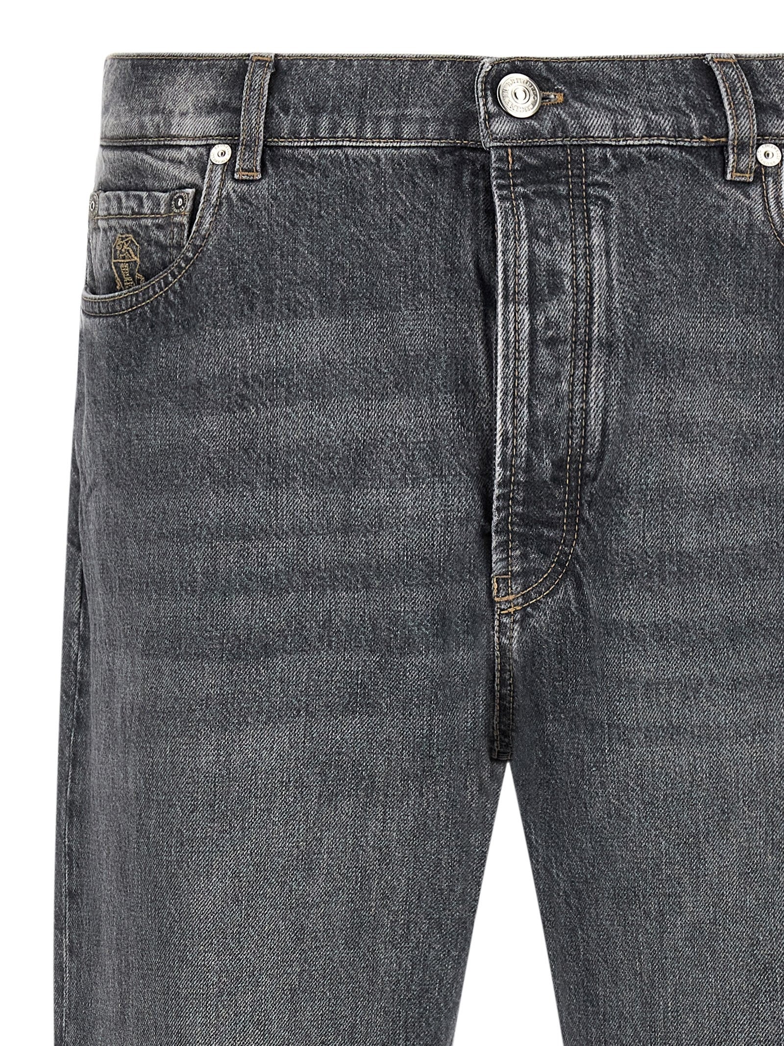 Brunello Cucinelli - nan - Grey - Jeans